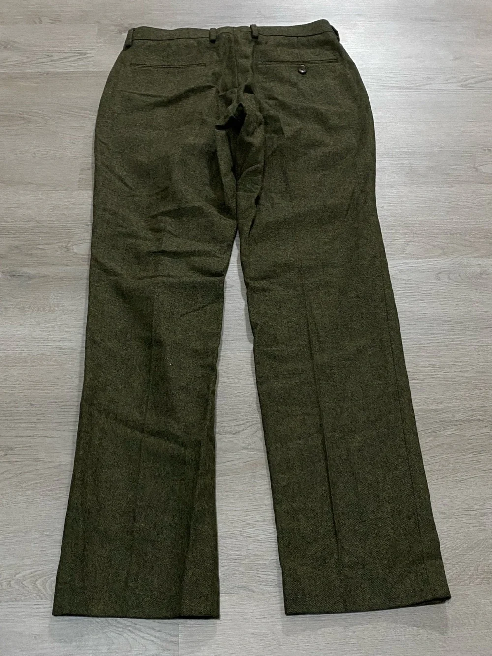 NEW J. Crew Slim-fit Thompson Suit Dress Pants Donegal Wool Forest Green‎ 29x32